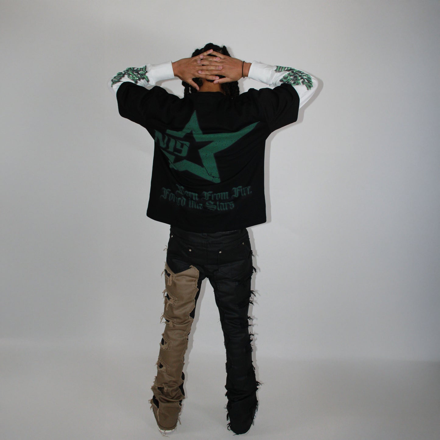 Long Sleeve Oversized Green