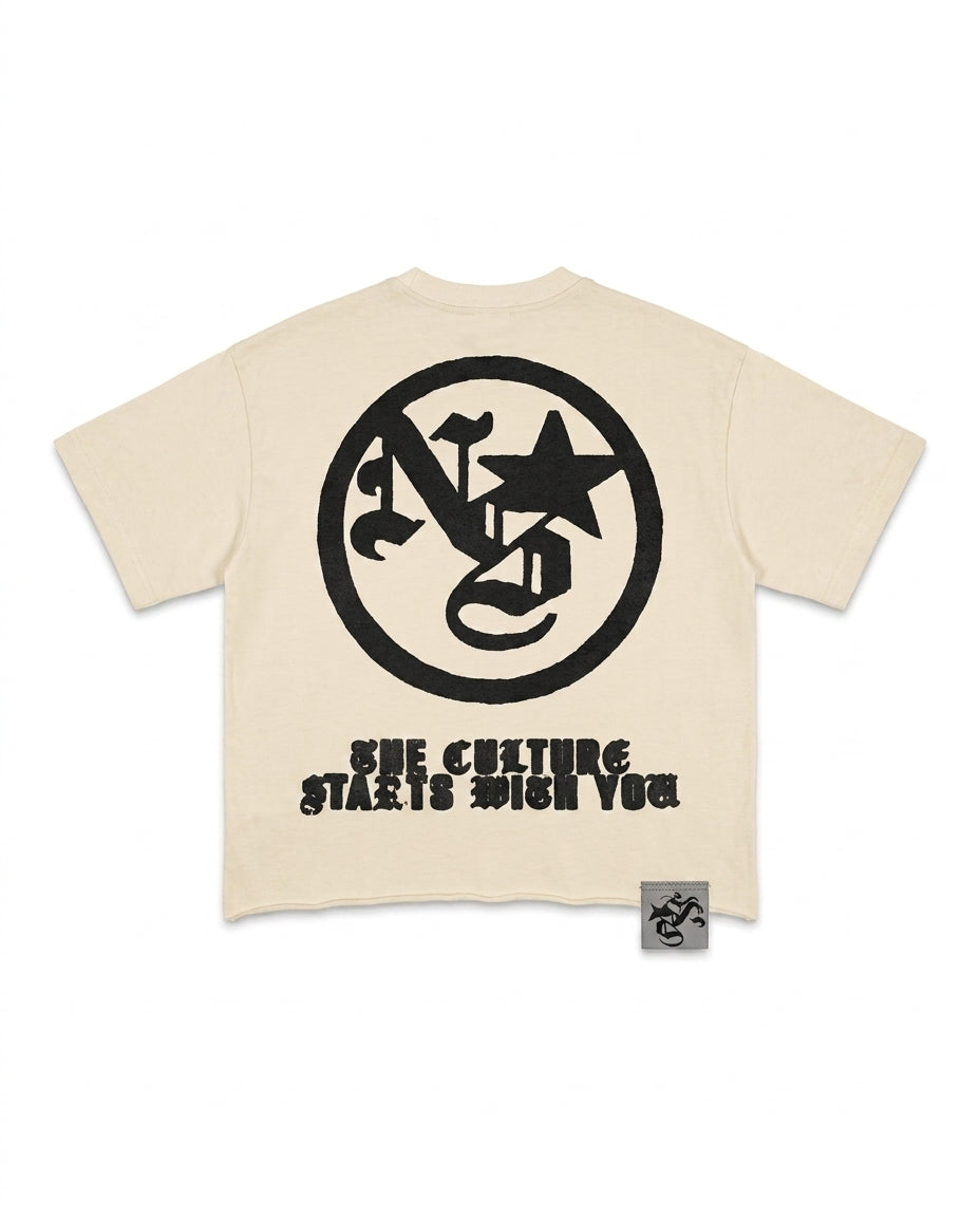 NS Beige Tee