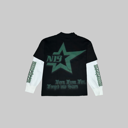 Long Sleeve Oversized Green