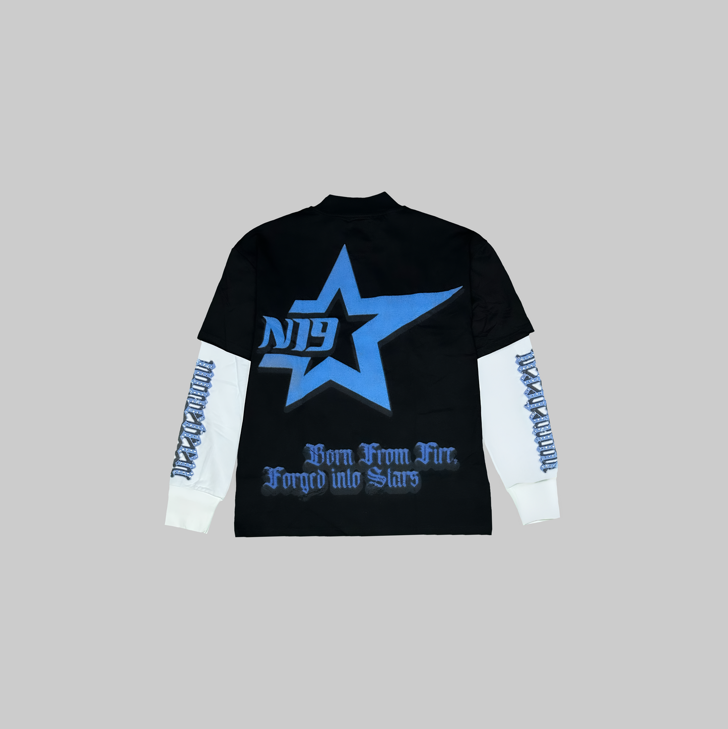 Long Sleeve Oversized Blue