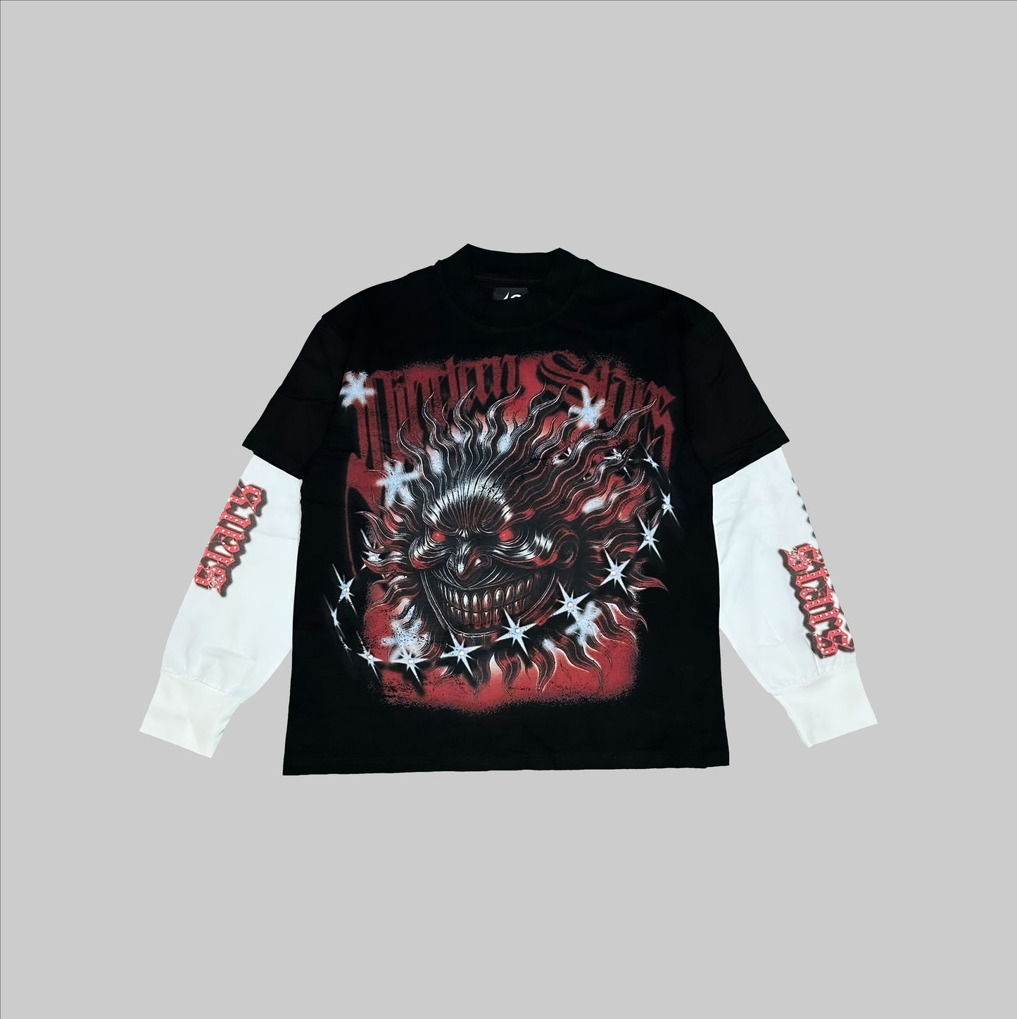 Long Sleeve Oversized Red