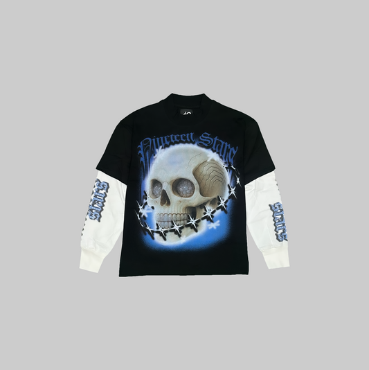 Long Sleeve Oversized Blue