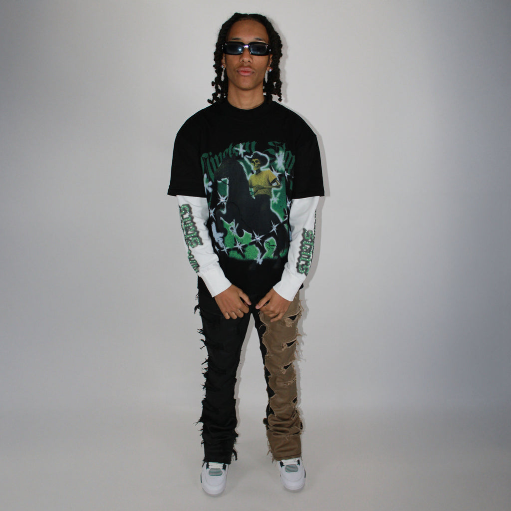 Long Sleeve Oversized Green